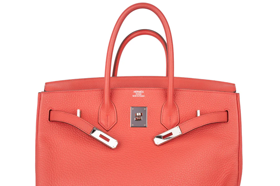 Hermès Birkin 35 Clemence Bougainvillea PHW - Image 8
