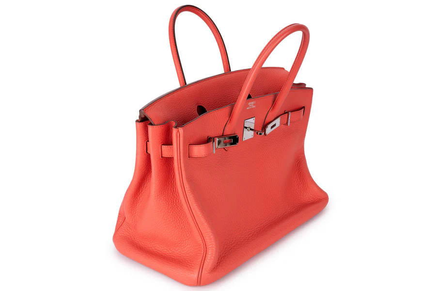 Hermès Birkin 35 Clemence Bougainvillea PHW - Image 11