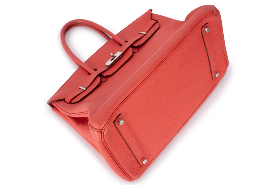 Hermès Birkin 35 Clemence Bougainvillea PHW - Image 13
