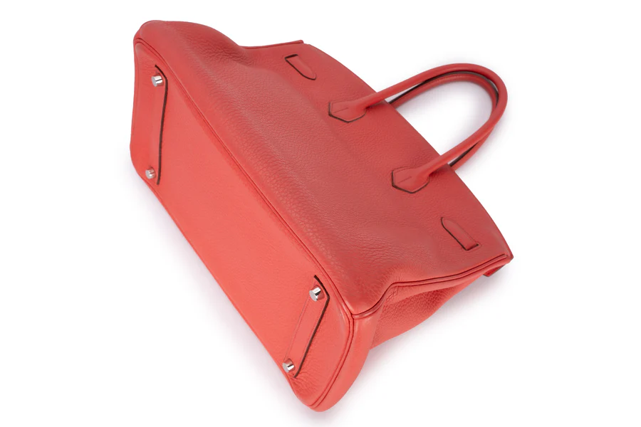 Hermès Birkin 35 Clemence Bougainvillea PHW - Image 14