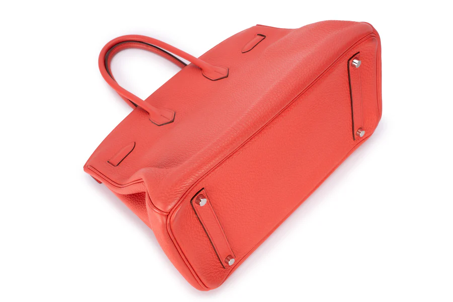 Hermès Birkin 35 Clemence Bougainvillea PHW - Image 15