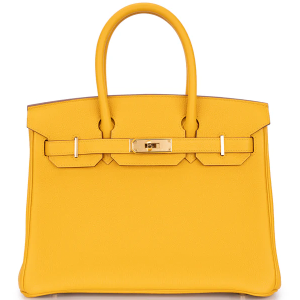 Hermès Birkin 30 Togo Jaune Ambre GHW