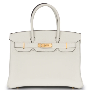 Hermès Birkin 30 Togo Gris Neve GHW