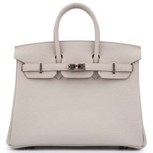 Hermès Birkin 25 Togo Gris Perle PHW