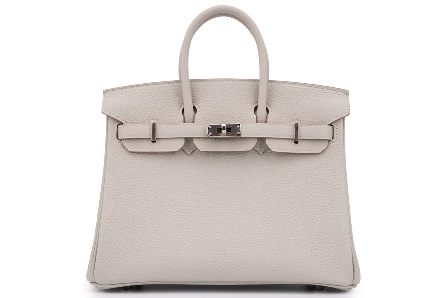 Hermès Birkin 25 Togo Gris Perle PHW
