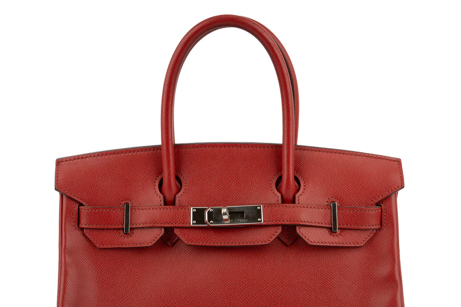 Hermès Birkin 30 Epsom Rouge Garance PHW - Image 7
