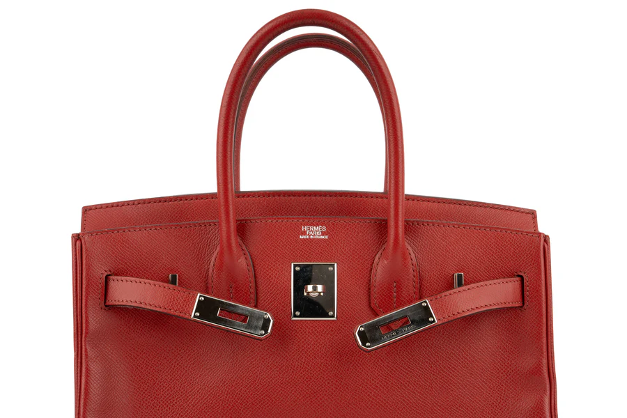 Hermès Birkin 30 Epsom Rouge Garance PHW - Image 8