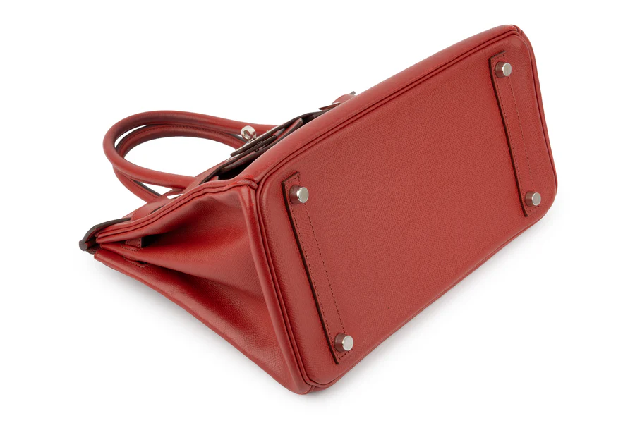 Hermès Birkin 30 Epsom Rouge Garance PHW - Image 11