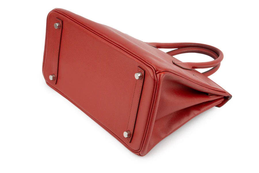 Hermès Birkin 30 Epsom Rouge Garance PHW - Image 12