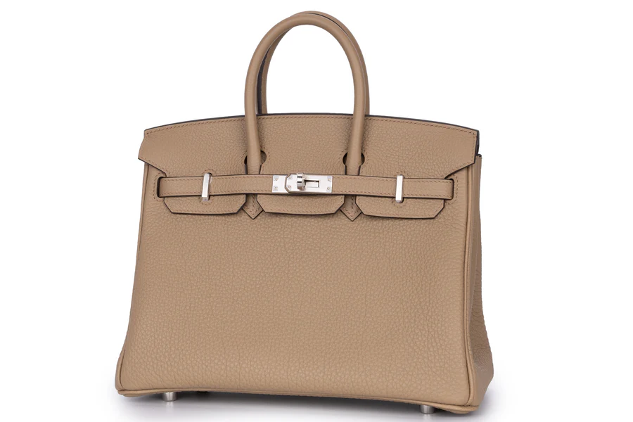 Hermès Birkin 25 Togo Beige Marfa PHW - Image 2
