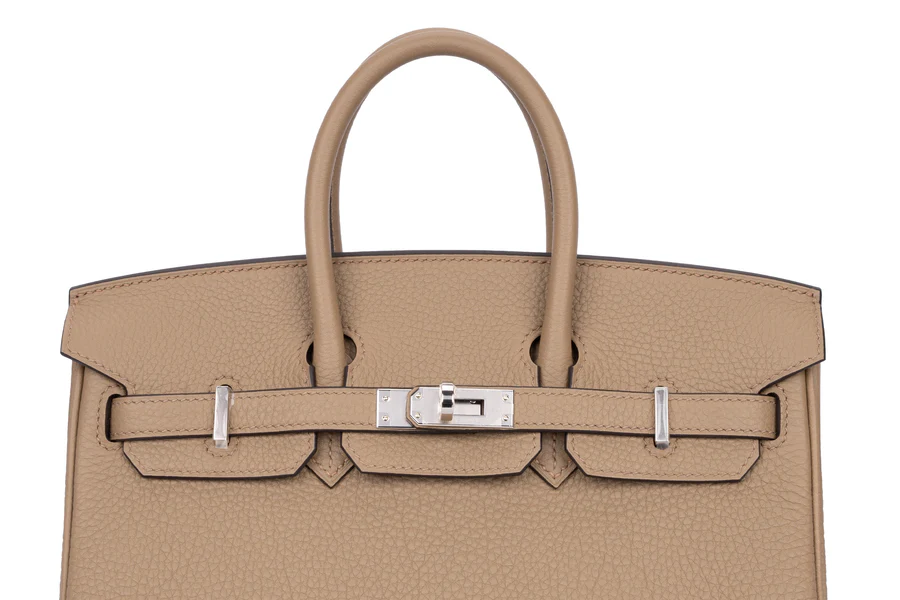 Hermès Birkin 25 Togo Beige Marfa PHW - Image 6