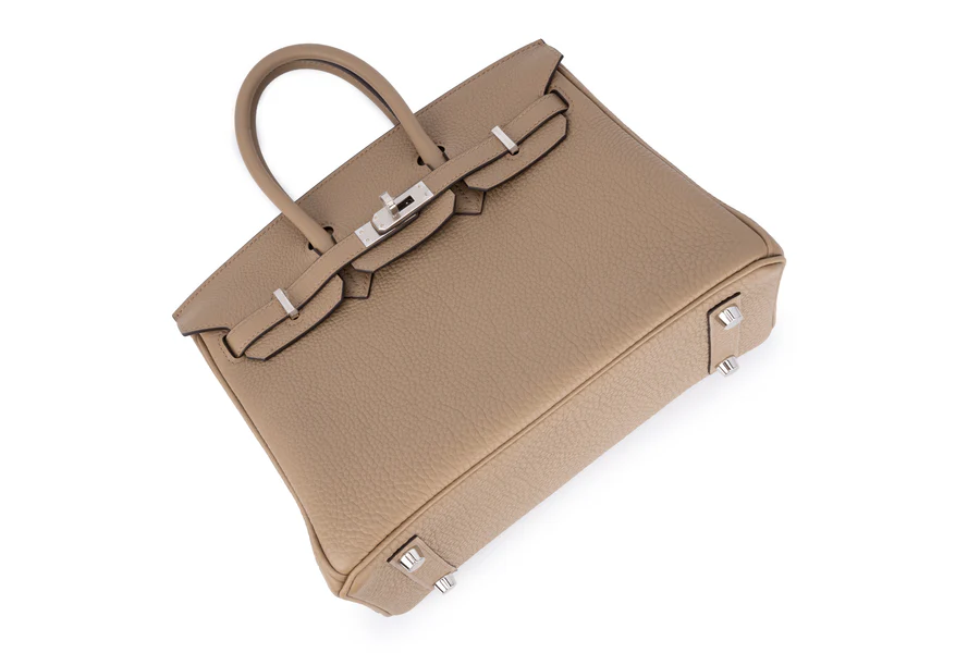 Hermès Birkin 25 Togo Beige Marfa PHW - Image 7