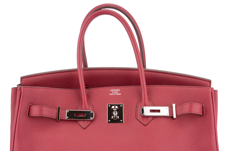 Hermès Birkin 35 Togo Rubis PHW - Image 9