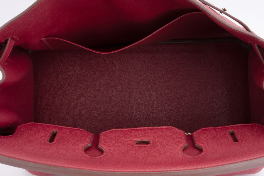Hermès Birkin 35 Togo Rubis PHW - Image 10