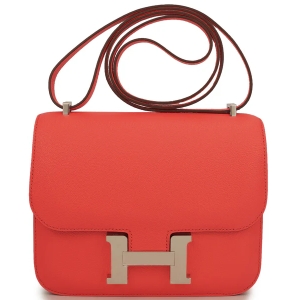 Hermès Constance 18 Chevre Rose Texas PHW