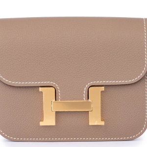 Hermès Constance Slim Epsom Etoupe GHW
