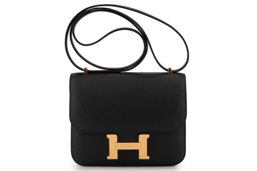 Hermès Constance 18 Epsom Noir GHW