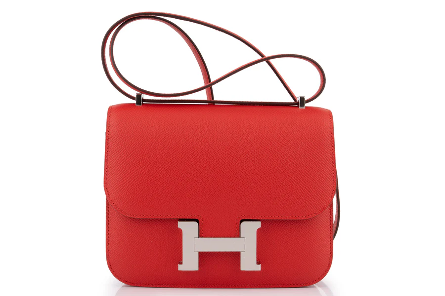 Hermès Constance 18 Epsom Rouge Radieux PHW