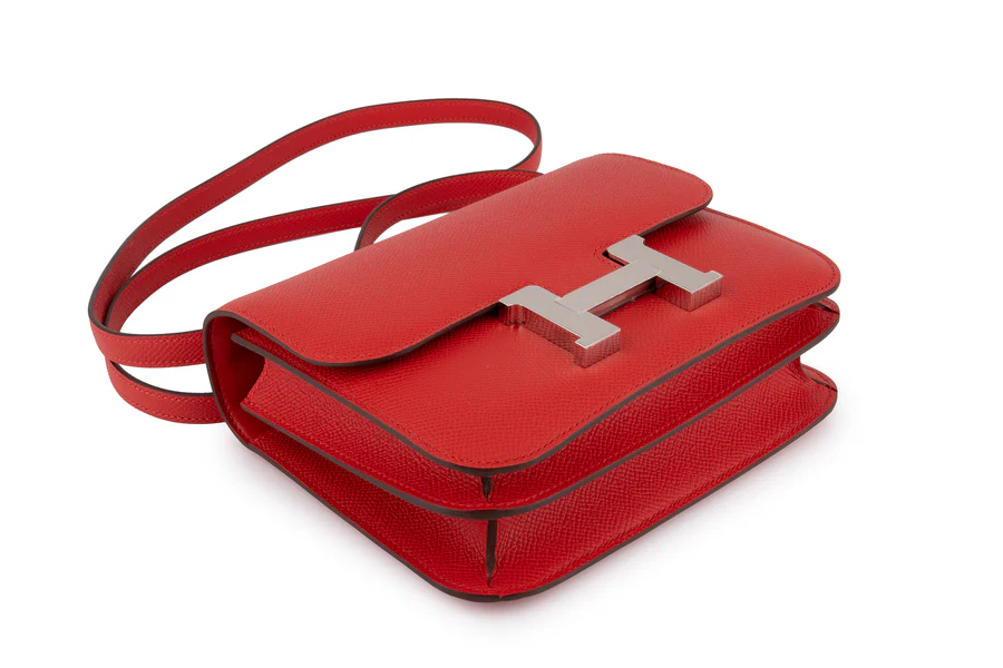 Hermès Constance 18 Epsom Rouge Radieux PHW - Image 9