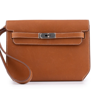 Hermès Kelly 25 Depeches Barenia Gold PHW