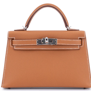 Hermès Mini Kelly Epsom Gold PHW