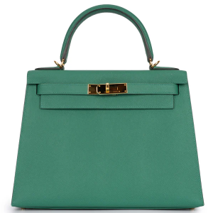 Hermès Kelly 28 HSS Epsom Vert Vertigo GHW