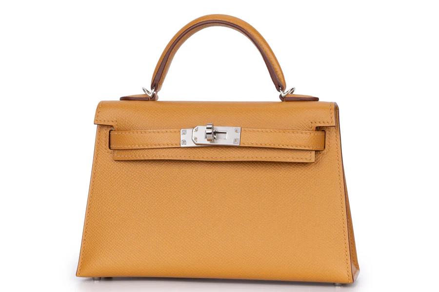 Hermès Mini Kelly Epsom Sesame PHW - Image 2