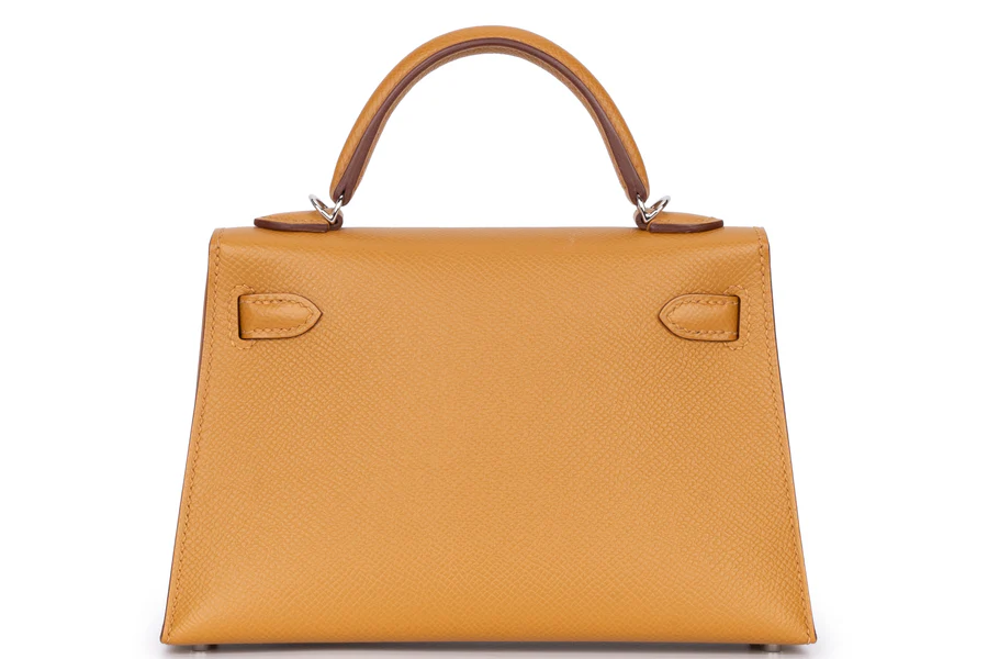 Hermès Mini Kelly Epsom Sesame PHW - Image 4