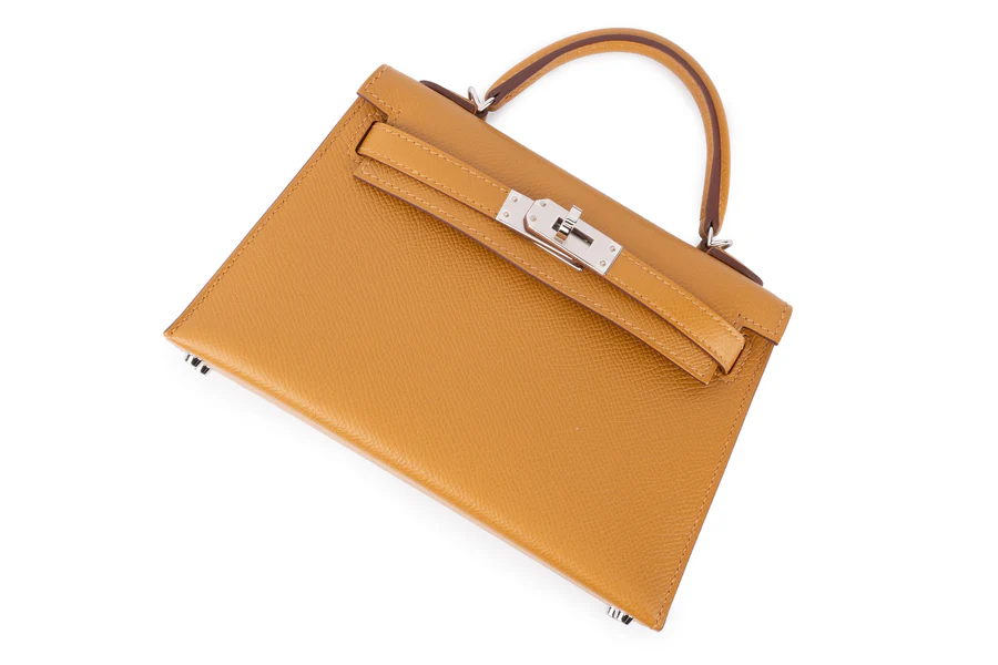 Hermès Mini Kelly Epsom Sesame PHW - Image 8