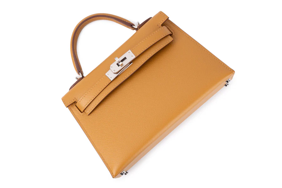 Hermès Mini Kelly Epsom Sesame PHW - Image 9