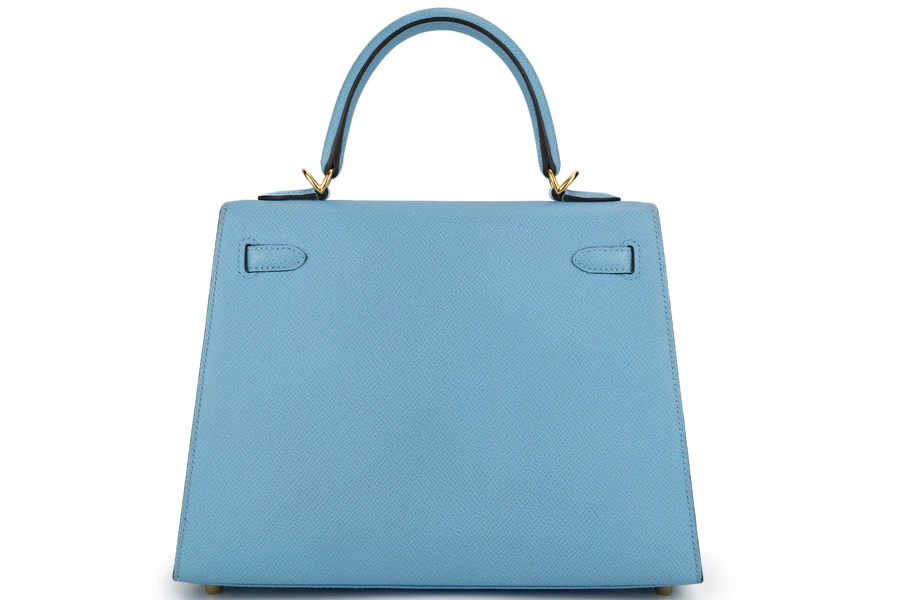 Hermès Kelly 25 Sellier Epsom Celeste GHW - Image 5