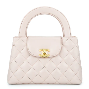 Chanel Kelly Small Shopping Bag Calfskin Light Pink GHW