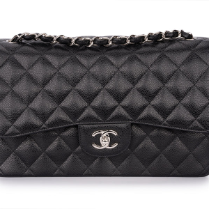 Chanel Jumbo Classic Flap Caviar Black SHW