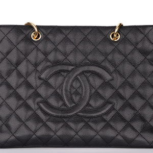 Chanel Grand Shopping Tote Bag Caviar Black GHW