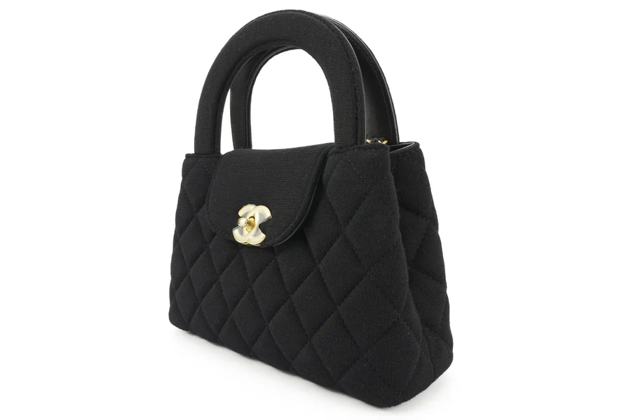 Chanel Mini Kelly Jersey Black BGHW - Image 2