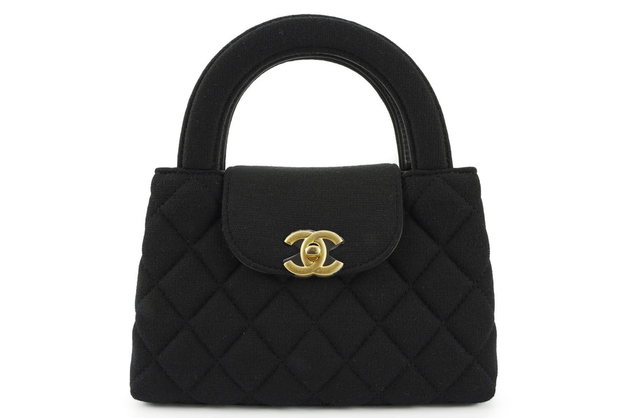Chanel Mini Kelly Jersey Black BGHW - Image 3