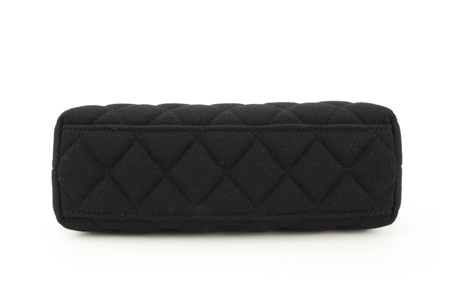 Chanel Mini Kelly Jersey Black BGHW - Image 6