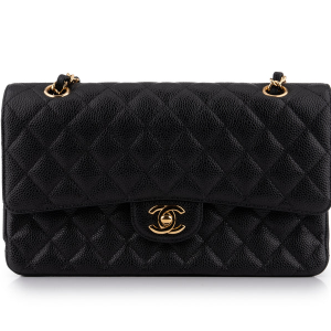 Chanel Classic Medium Double Flap Caviar Black GHW