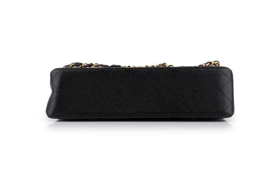 Chanel Classic Medium Double Flap Caviar Black GHW - Image 2
