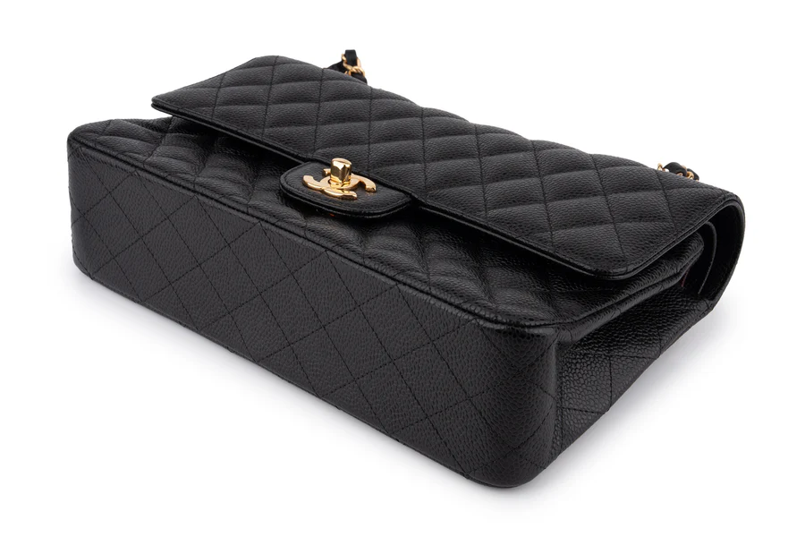 Chanel Classic Medium Double Flap Caviar Black GHW - Image 9