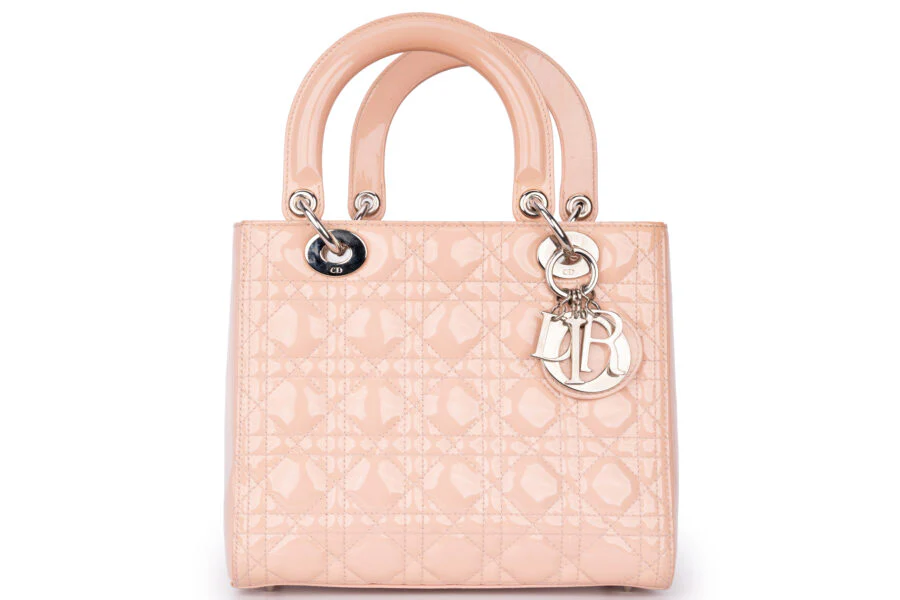 Dior Medium Lady Dior Bag Pink SHW