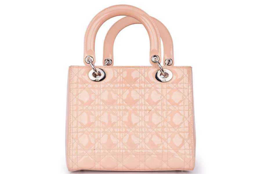 Dior Medium Lady Dior Bag Pink SHW - Image 4