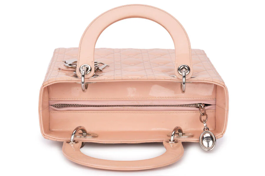 Dior Medium Lady Dior Bag Pink SHW - Image 7