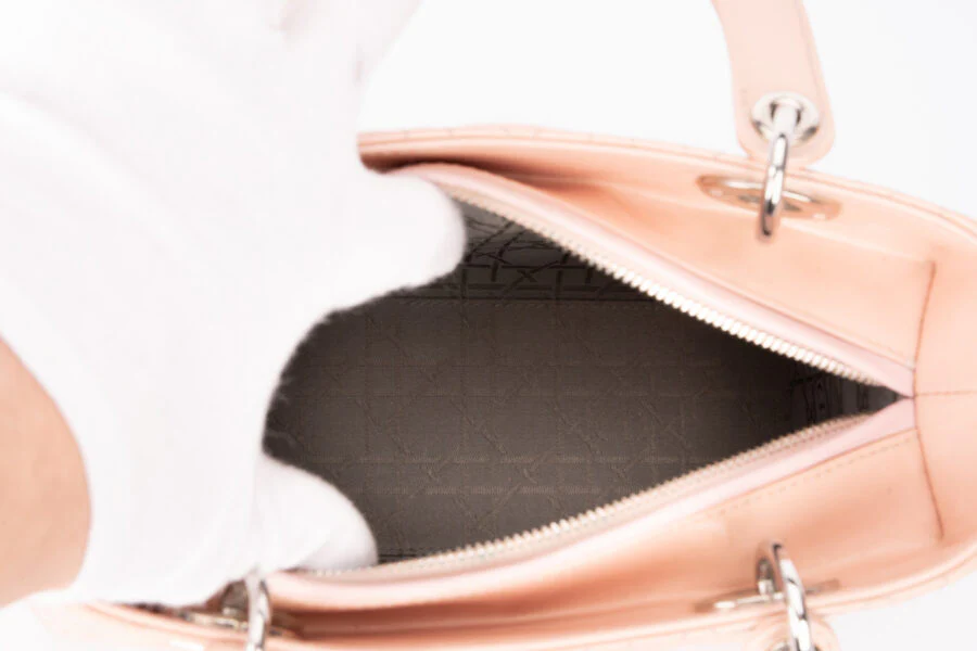 Dior Medium Lady Dior Bag Pink SHW - Image 8