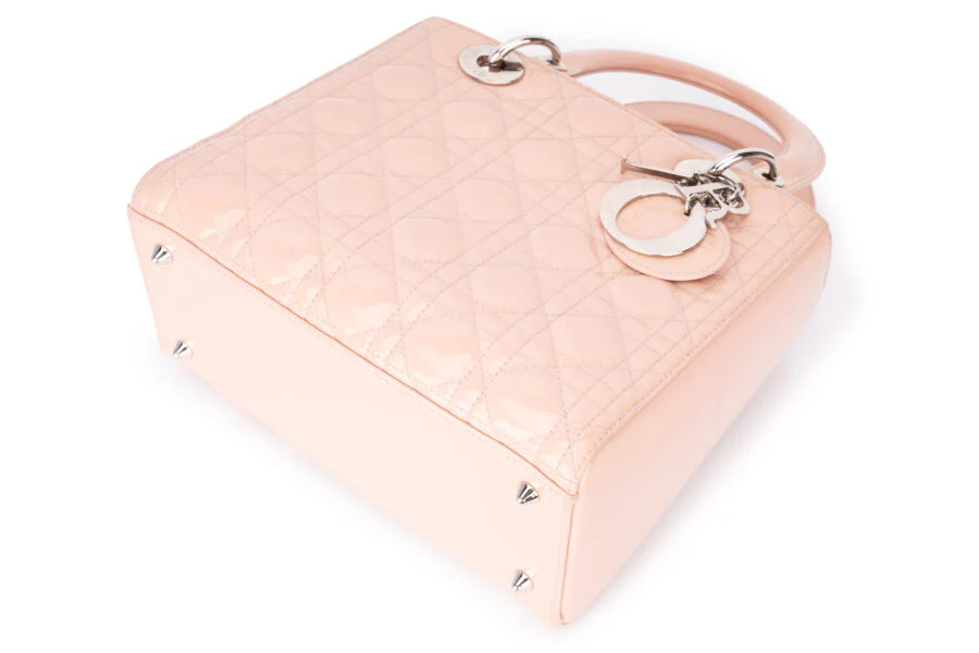 Dior Medium Lady Dior Bag Pink SHW - Image 9