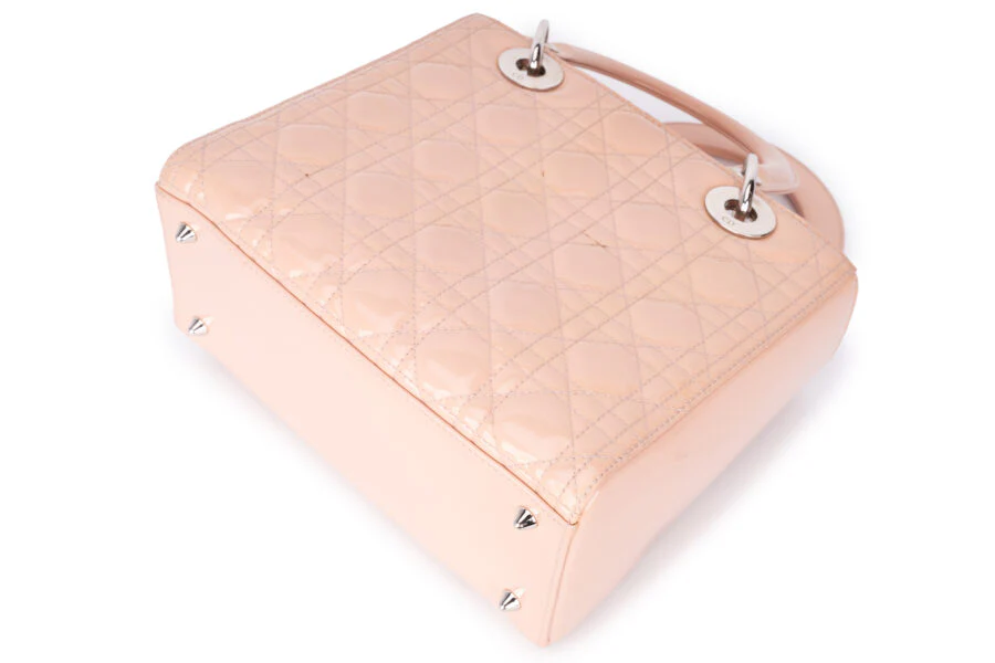 Dior Medium Lady Dior Bag Pink SHW - Image 11